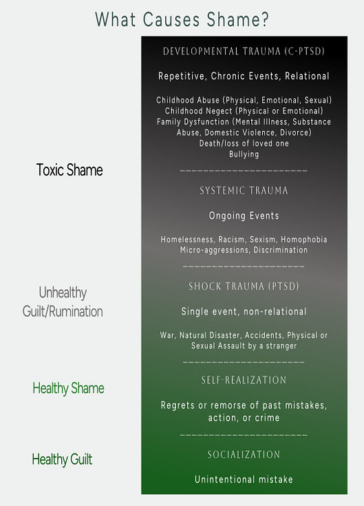 Shame:guilt spectrum